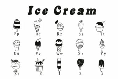 Ice Cream by Suphitchaya — Dingbats Font — thumbnail 3