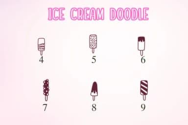 Ice Cream Doodle by Nongyao — Dingbats Font — thumbnail 4