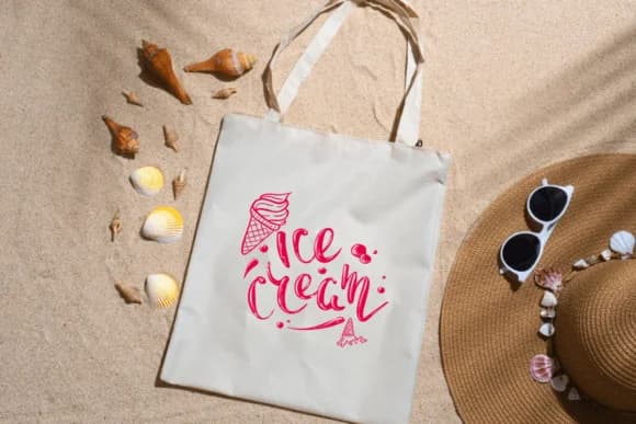 Ice Cream Summer by Bee piyanuch — Dingbats Font — preview 1