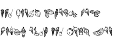 Ice Creams by Nongyao — Dingbats Font — thumbnail 8