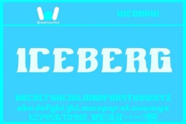 Iceberg by weknow — Slab Serif Font — thumbnail 1