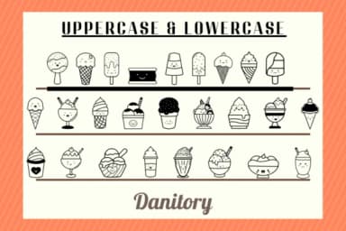 Icecream by danita.kukkai — Dingbats Font — thumbnail 2