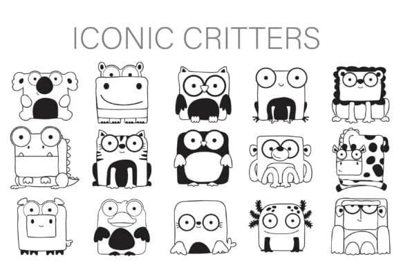 Iconic Critters Dingbats by Illustration Ink — Dingbats Font
