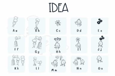 Idea by Sirinart — Dingbats Font — thumbnail 2
