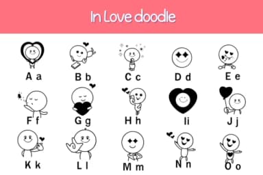 In Love by Nun Sukhwan — Dingbats Font — thumbnail 2