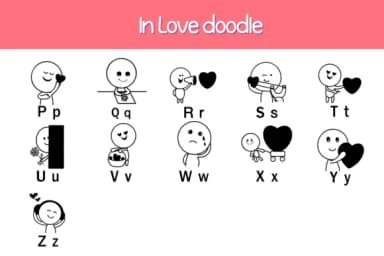 In Love by Nun Sukhwan — Dingbats Font — thumbnail 3