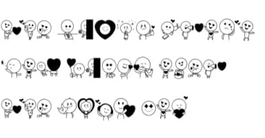 In Love by Nun Sukhwan — Dingbats Font — thumbnail 7
