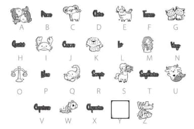 In the Stars Dingbats by Illustration Ink — Dingbats Font — thumbnail 2