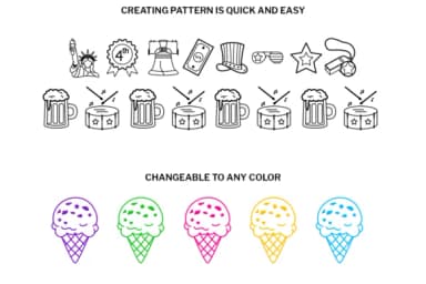 Independence Day by Digitalplannerland — Dingbats Font — thumbnail 3