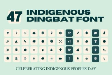 Indigenousdingbats Regular by creativetacos — Dingbats Font — thumbnail 1