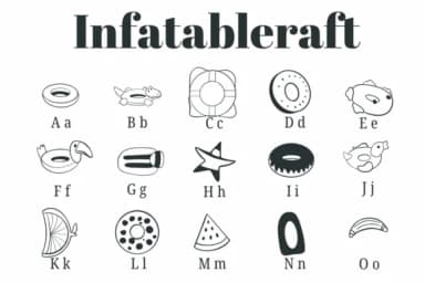 Infatableraft by Suphitchaya — Dingbats Font — thumbnail 2