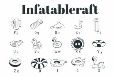 Infatableraft by Suphitchaya — Dingbats Font — thumbnail 3