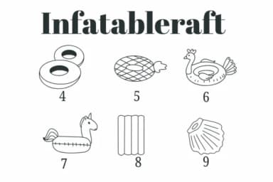 Infatableraft by Suphitchaya — Dingbats Font — thumbnail 4