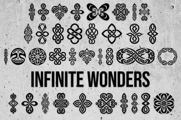 Infinite Wonders by MOMAT THIRTYONE — Dingbats Font