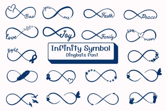 Infinity Symbol by Ketsarin — Dingbats Font