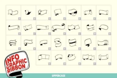 Infographic Ribbon by onoborgol — Dingbats Font — thumbnail 2