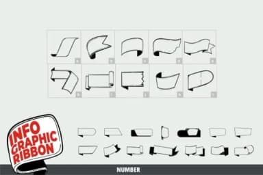 Infographic Ribbon by onoborgol — Dingbats Font — thumbnail 4