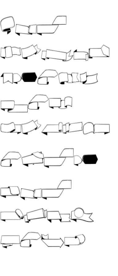 Infographic Ribbon by onoborgol — Dingbats Font — thumbnail 7