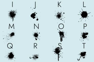 Ink Splash by Minimalistartstudio — Dingbats Font — thumbnail 2
