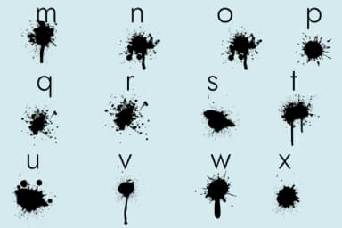 Ink Splash by Minimalistartstudio — Dingbats Font — thumbnail 5
