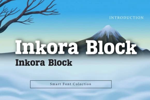 Inkora Block by Wow Magic — Slab Serif Font