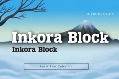 Inkora Block by Wow Magic — Slab Serif Font — thumbnail 1