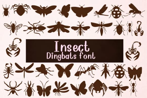 Insect by Nongyao — Dingbats Font