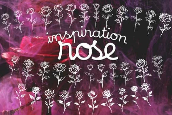 Inspiration Rose by MOMAT THIRTYONE — Dingbats Font