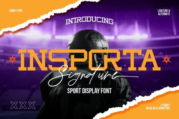 Insporta Signature by Burntilldead — Slab Serif Font