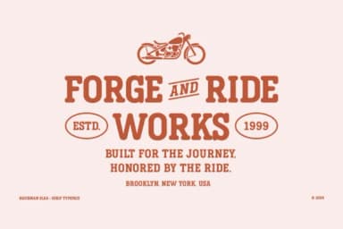 Itbrickman Regular by Indotype Foundry — Slab Serif Font — thumbnail 3