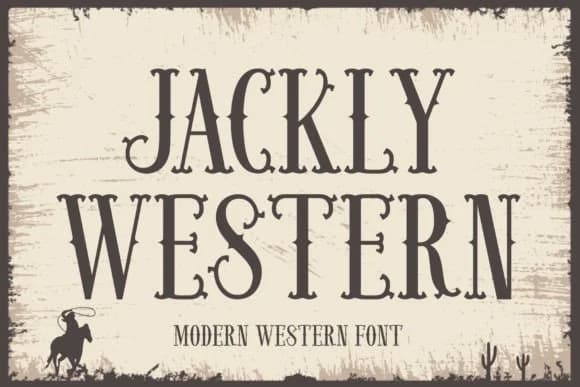 Jackly Western by Sealoung — Slab Serif Font