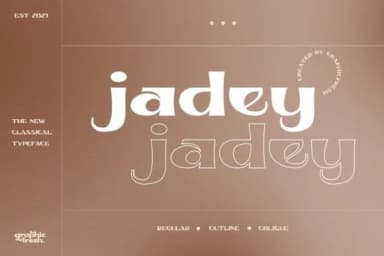Jadey by Graphicfresh — Slab Serif Font — thumbnail 1