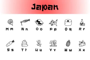 Japan by Chonada — Dingbats Font — thumbnail 3