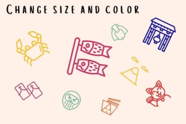 Japan Icons by Stella Sky — Dingbats Font — thumbnail 3