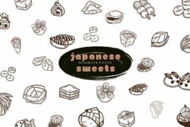 Japanese Sweets by Suphitchaya — Dingbats Font — thumbnail 1