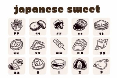 Japanese Sweets by Suphitchaya — Dingbats Font — thumbnail 3
