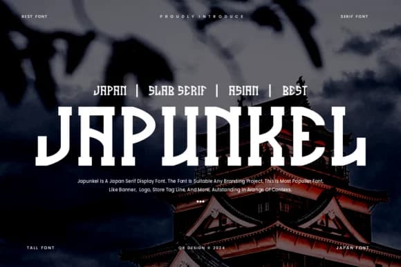 Japunkel by qrdesignstd — Slab Serif Font