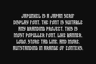 Japunkel by qrdesignstd — Slab Serif Font — thumbnail 4