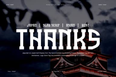 Japunkel by qrdesignstd — Slab Serif Font — thumbnail 6