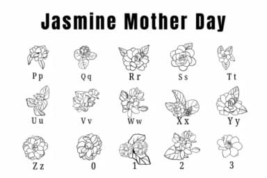 Jasmine Mother Day by Suphitchaya — Dingbats Font — thumbnail 3