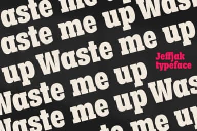 Jeffjak by Maulana Creative — Slab Serif Font — thumbnail 4