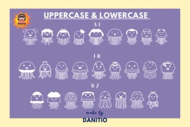 Jelly Fishs by danita.kukkai — Dingbats Font — thumbnail 2