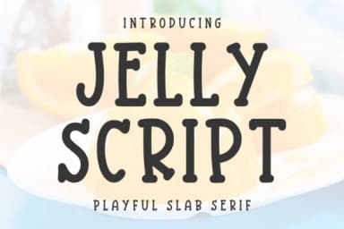 Jelly Script by Letterayu — Slab Serif Font — thumbnail 1