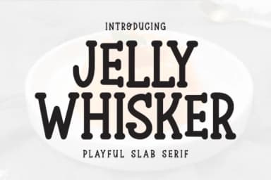 Jelly Whisker by Letterayu — Slab Serif Font — thumbnail 1