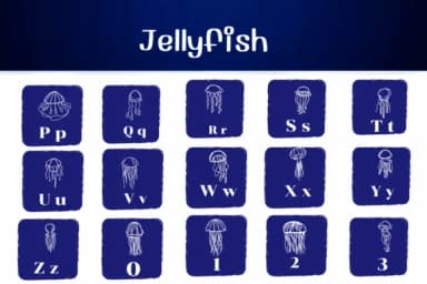 Jellyfish by Ketsarin — Dingbats Font — thumbnail 3