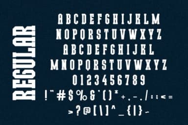 Jersey Varsity by Almairatype Studio — Slab Serif Font — thumbnail 2
