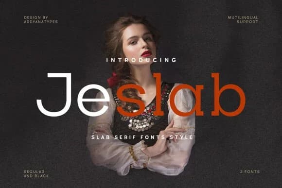 Jeslab by ardyanatypes — Slab Serif Font