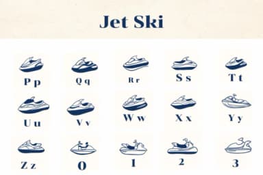 Jet Ski by Apiwat Type — Dingbats Font — thumbnail 3