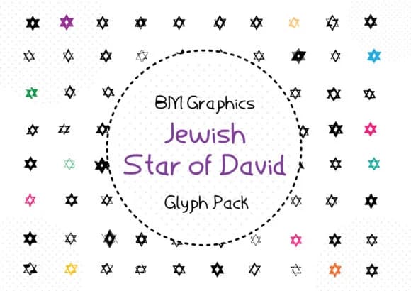 BM Graphics - Jewish Star of David by GraphicsBam Fonts — Dingbats Font