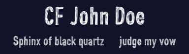 CF John Doe by Cloutierfontes — Script Handwritten Font — thumbnail 2